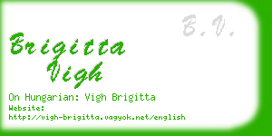 brigitta vigh business card